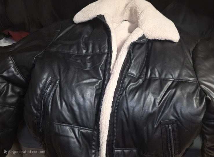 Zara Winter Faux Leather Jacket