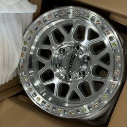 17x9 KMC KM549 GRS SILVER MACHINED FINISH WHEELS IN STOCK 1000$ SET OF FOUR SPECIAL DEAL 🔥