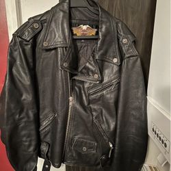 Harley Davidson Xl Leather Coat