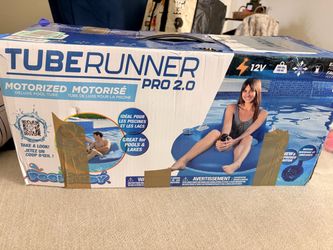 PoolCandy Tube Runner Pro 2.0 Motorized Pool Float ($150 MSRP) – $100 All 3