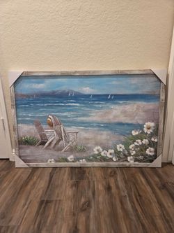 Framed Beach Picture