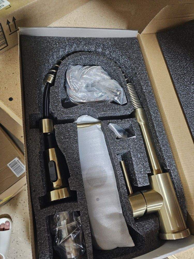 Kitchen Faucet Gold Finish