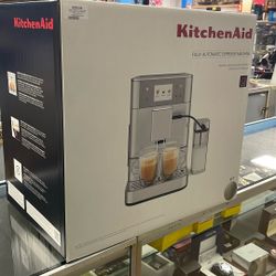 Brand New Kitchenaid, Fully Automatic Espresso Machine KF7