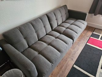 Gray Futon Couch