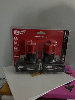 Milwaukee M12 12-Volt Lithium-Ion XC Extended Capacity 3.0 Ah Battery Pack (2-Pack)