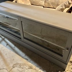 Large wood cabinet - TV stand 