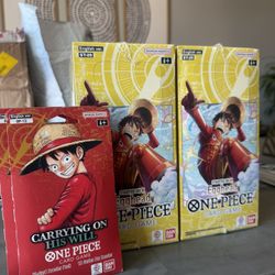 One Piece ST29 Case And OP13 Blisters 