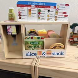Melissa & Doug Slice & stack sandwich playset
