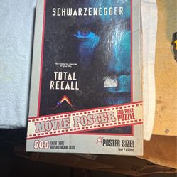 Total Recall Movie Poster Puzzle