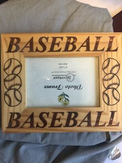 Baseball Picture Frame