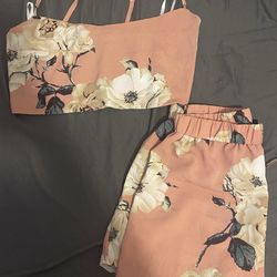 2 piece floral sets
