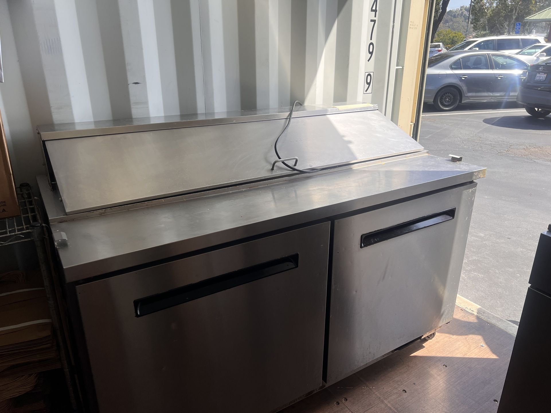2 Door Mega Top Sandwich Table 