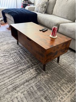 Coffee table with storage