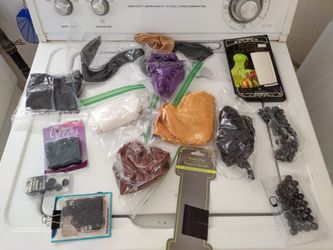 Do Rags, Black Beads, Rubber Bands 