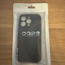 Black iPhone 16 Pro Jelly Case (Never Used) 
