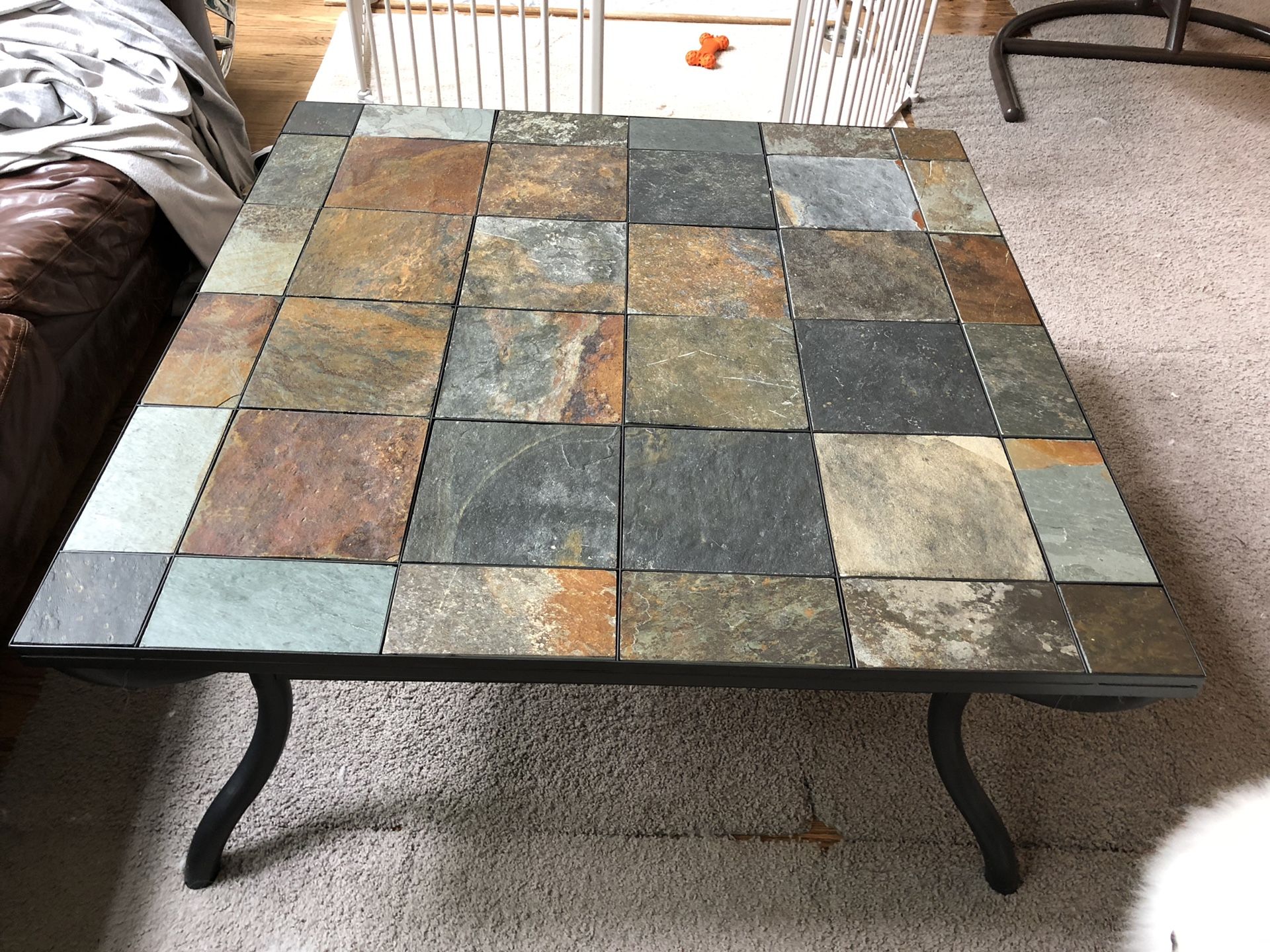 Slate Tile Coffee Table