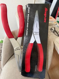 Collectible oversized Snap-on 96ACF needle-nose display pliers