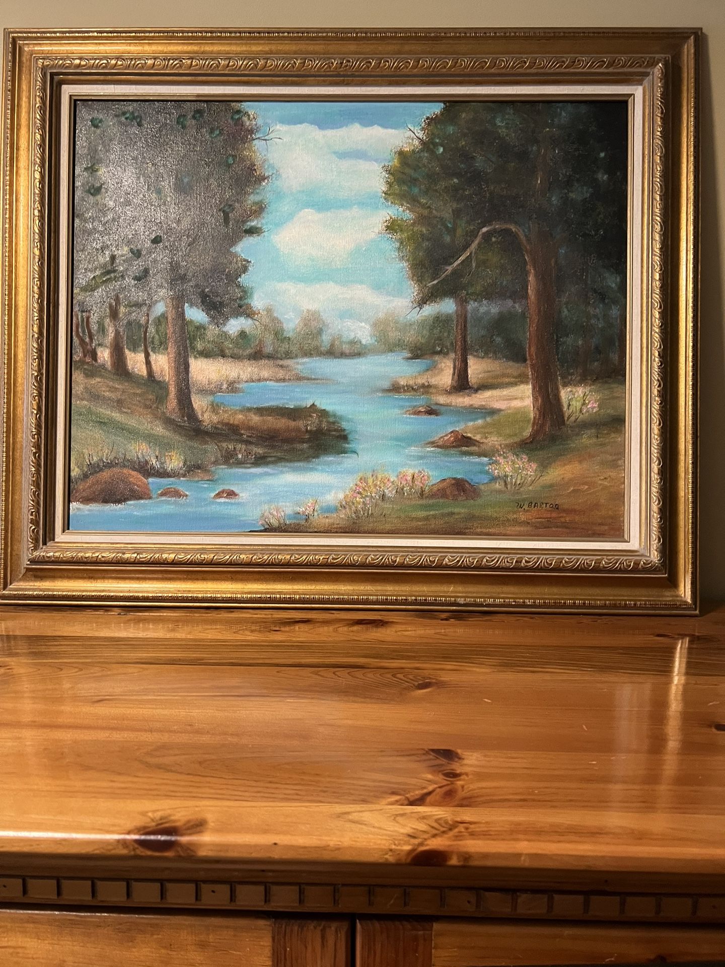 Painting With Frame