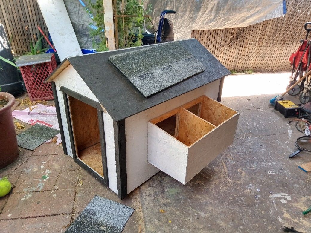 Chicken Coop. 4 Chickens