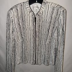 Ladies plus size 18W petite David’s Bridal dressy sequin jacket pu Jamison Pa 