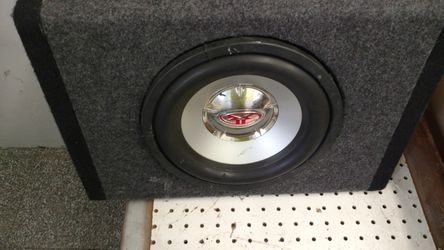 Behind the seat 10 subwoofer
