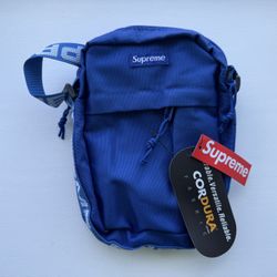 Blue Supreme Shoulder Bag