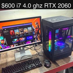 Fast Gaming PC 16gb i7 4.00ghz 1tb RTX 2060 Windows 11