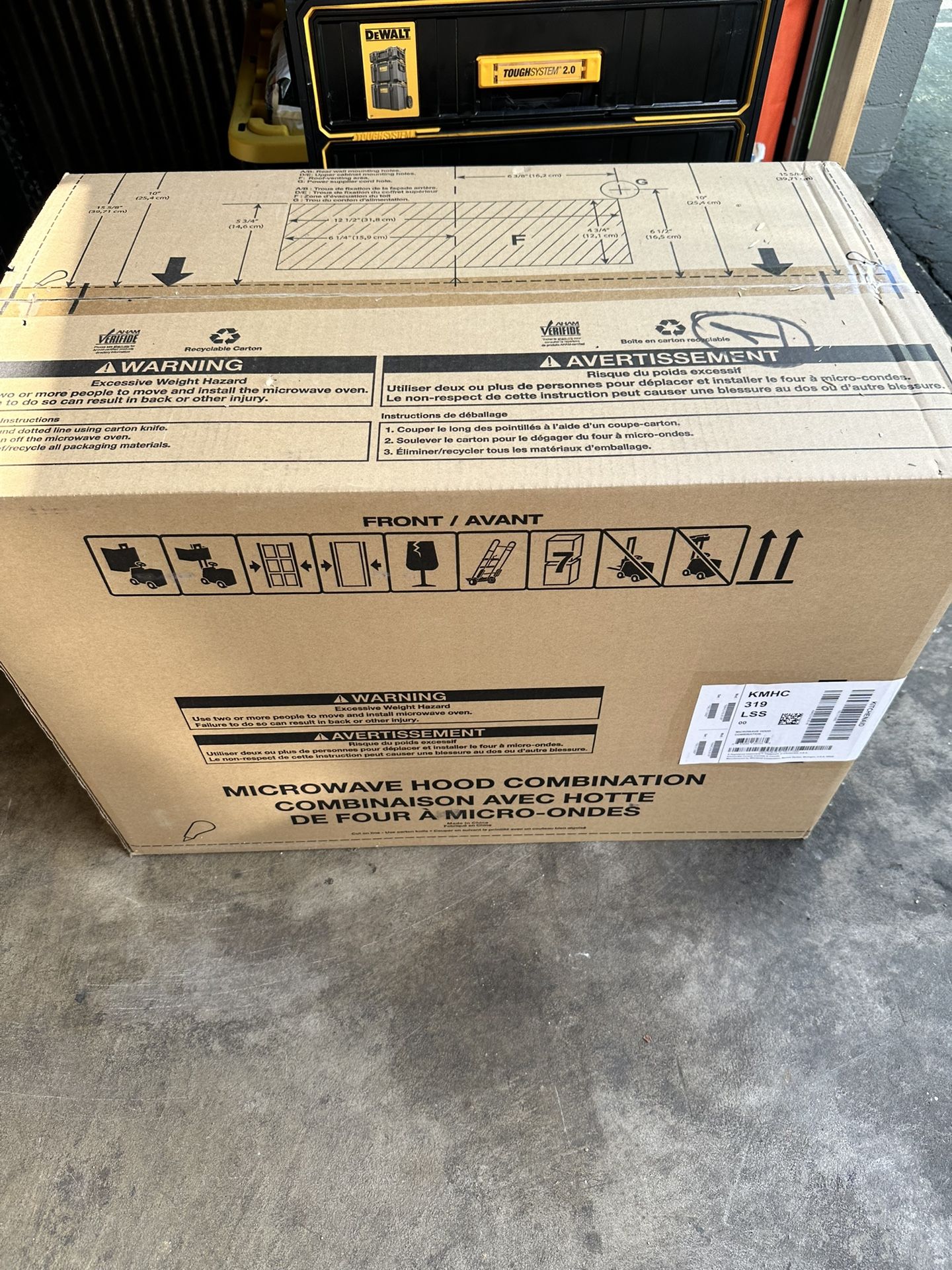 Brand New Kitchen Aid 30” Microwave