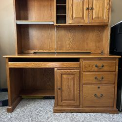 Computer Desk With Hutch