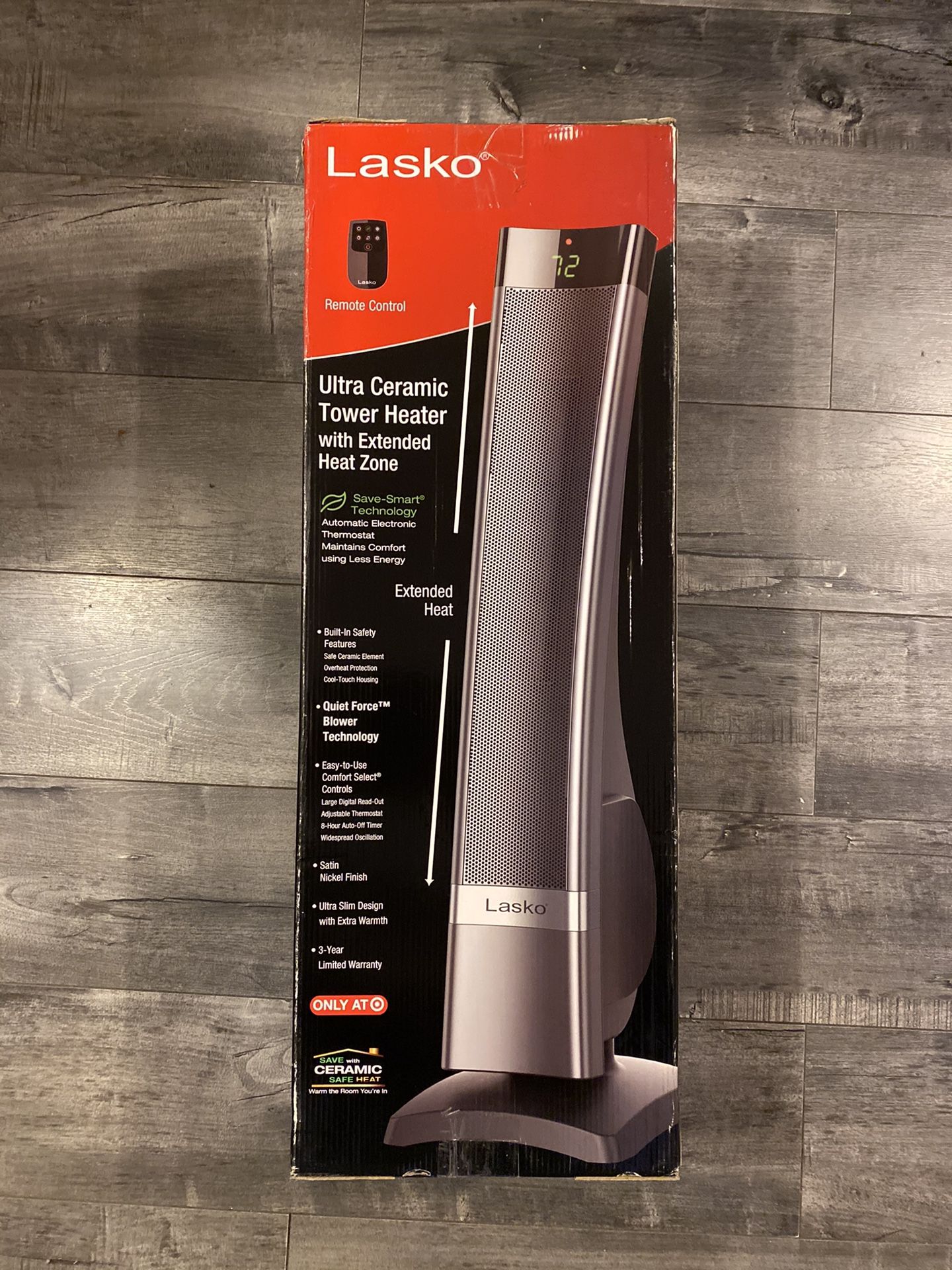 Electric Fan Flch4r Box Lasko Upright Heater Open Box Lasko