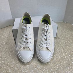 Converse Chuck Taylor All Star II Low White Sneakers Women's Size 9