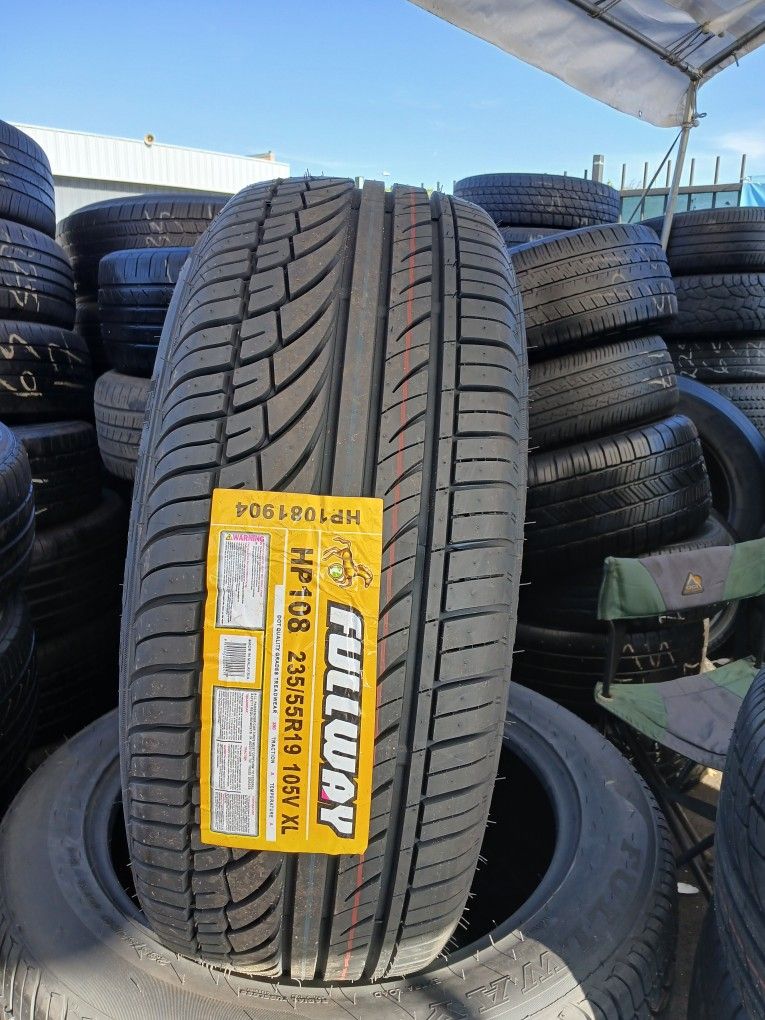 4 New Tires Installed/ 4 Llantas Nuevas Instaladas 235/55/19 Fullway Tires