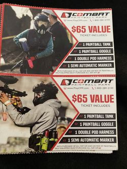 Paintball tickets