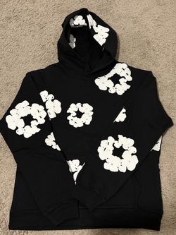 Denim Tears Cotton Wreath Hoodie Black