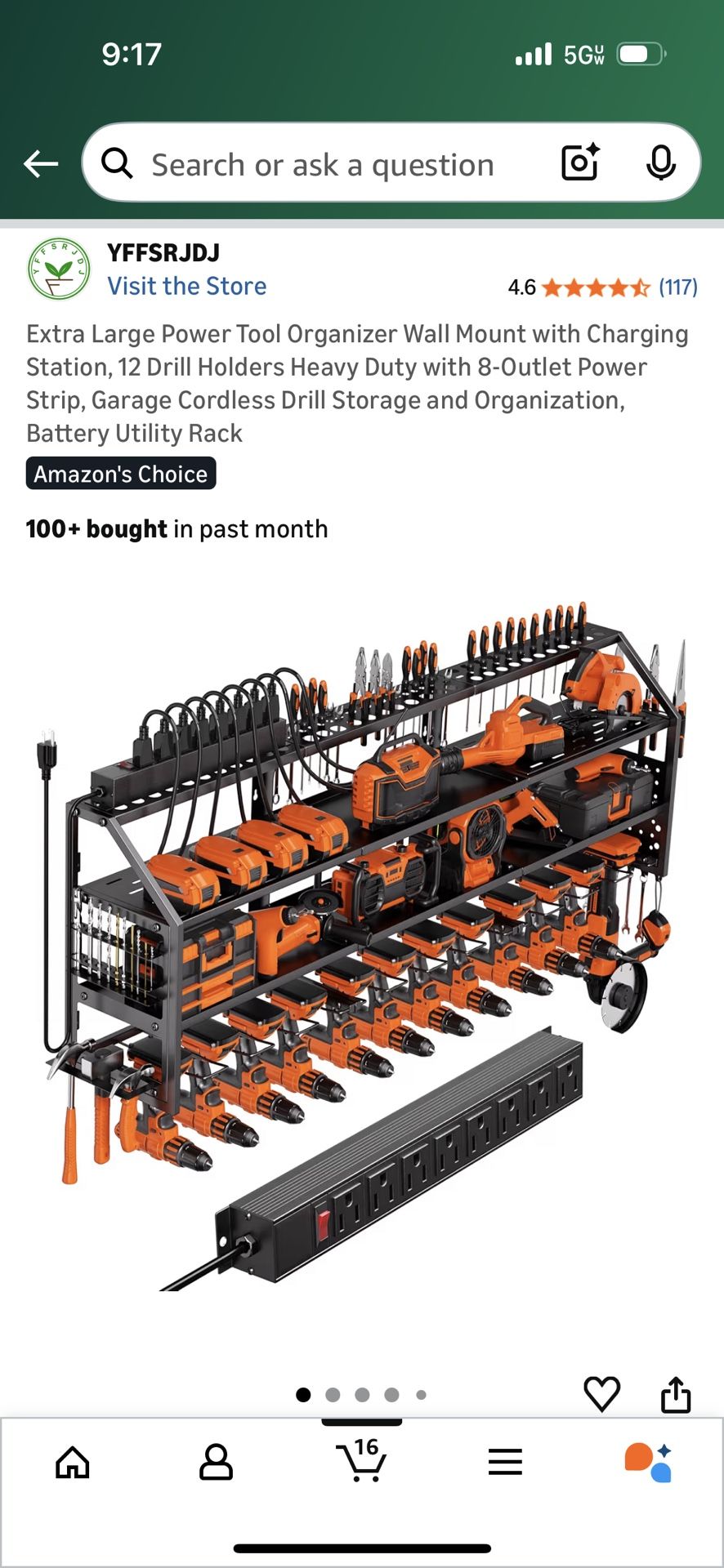 Power Tool Organizer