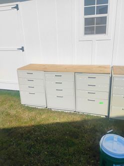Metal cabinets