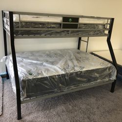 BRAND NEW BUNK BED WITH MATTRESS 