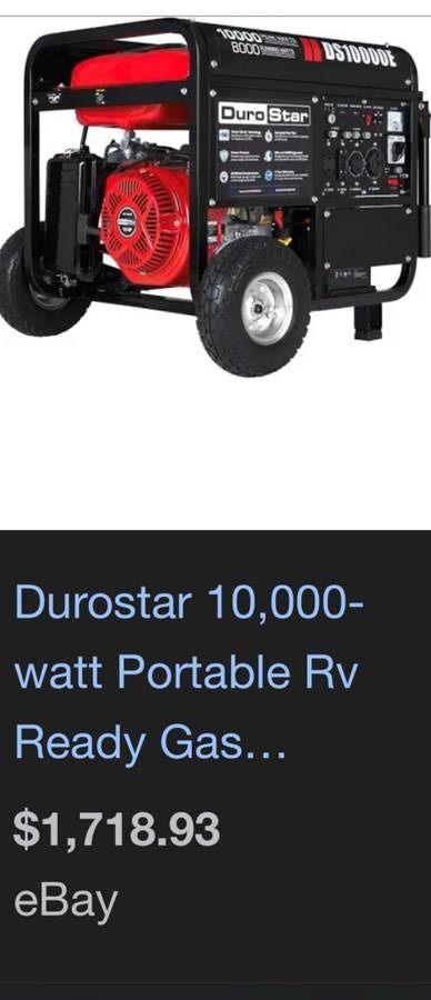 DuroStar 10,000 Generator natural Gas