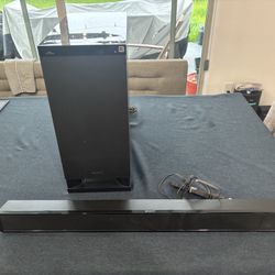 Sony SA-WCT150 Subwoofer and SoundBar SS-CT150 Home Theater System With Cable