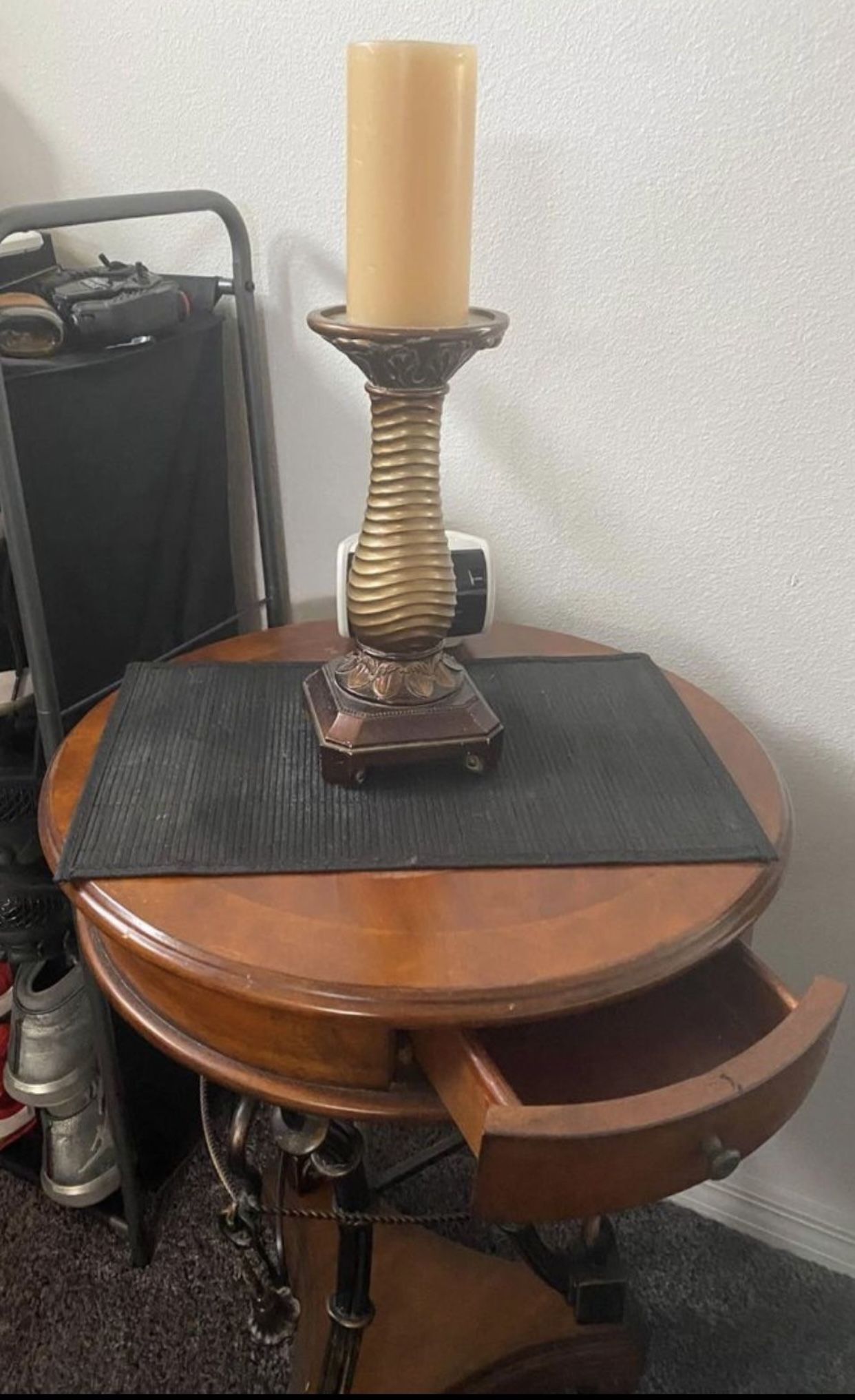 Antique Wood Side Table