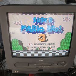 20" RCA TV VCR Combo CRT With Remote