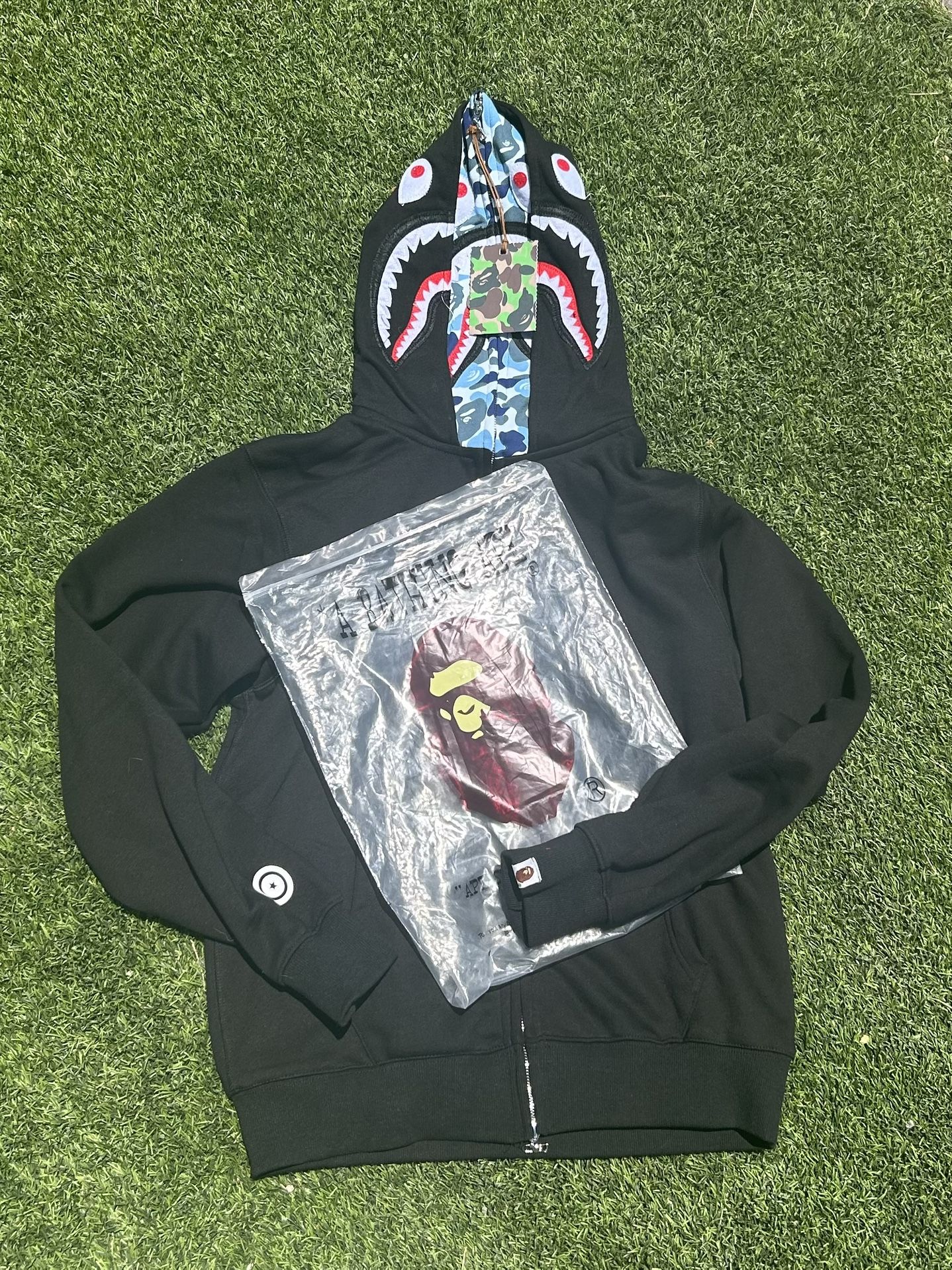 Bape Double Hoodie Full Zip Up