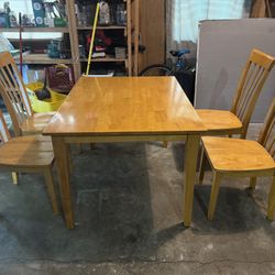 Table And 4 Chairs 
