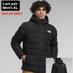NORTH FACE PUFFER HOODIE (SIZE-XL)