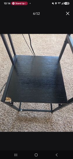 Black desk