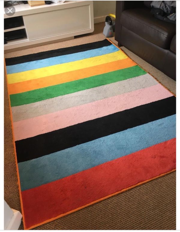 Home Garden Kids Teens At New Ikea Randerup Rug Low Pile