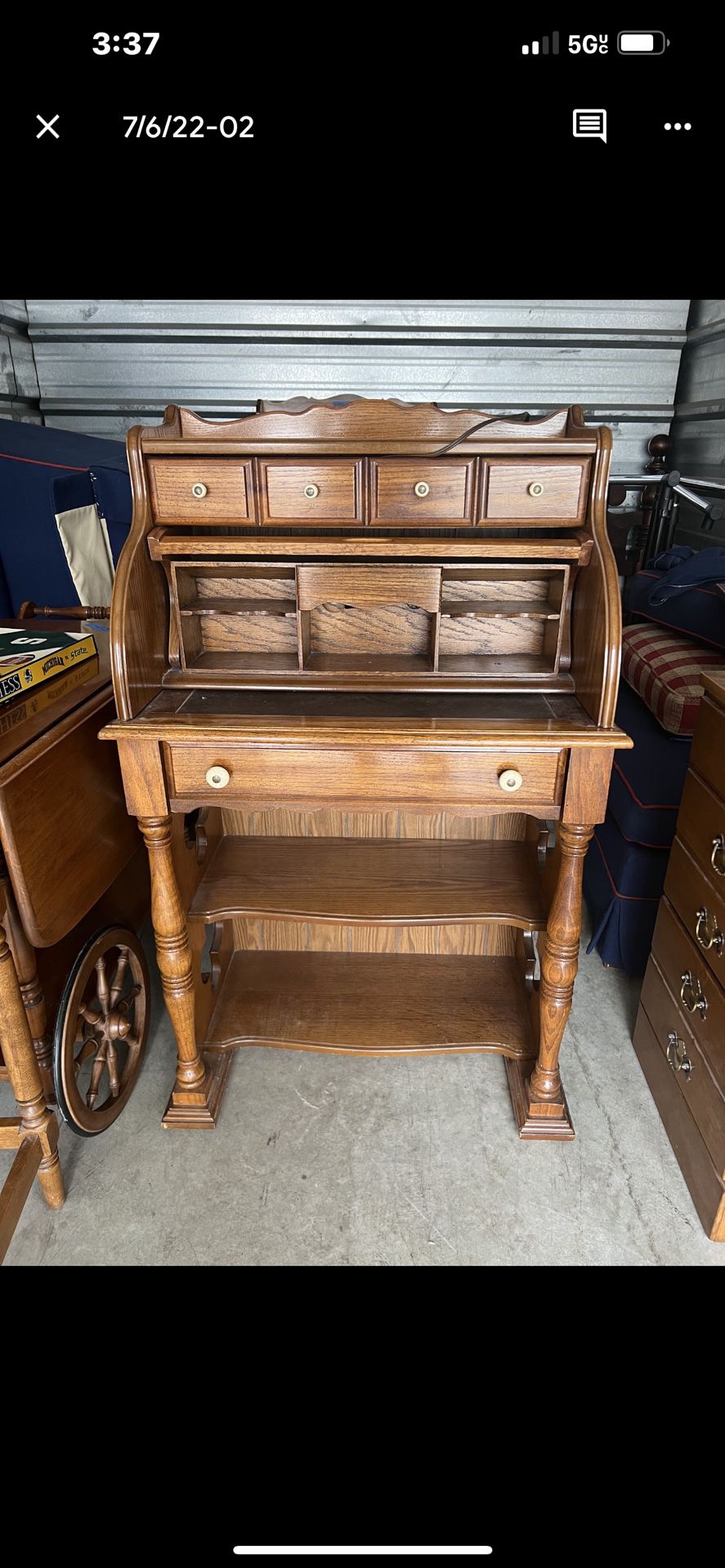 Old Fashion Wood Desk 