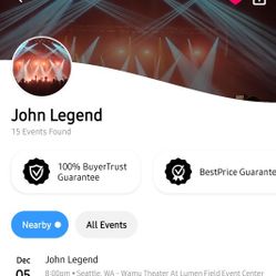 John Legend Concert Tickets