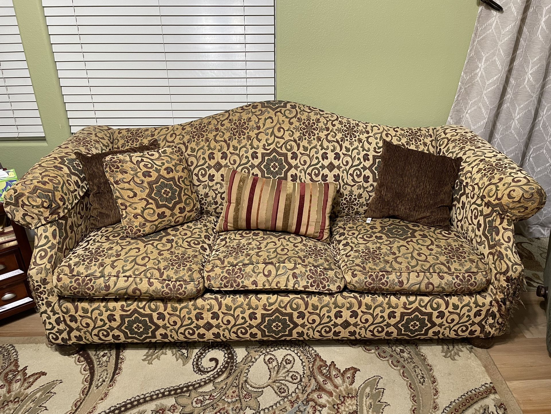 Camelback Sofa Bed (Custom) 