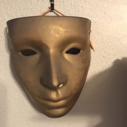 Vintage Brass Theater Masks 